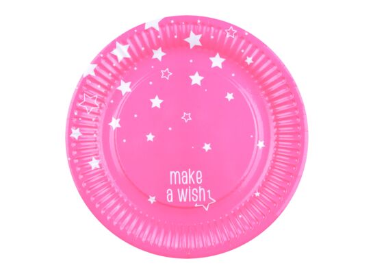 Talerz papierowy Gwiazdki 8 sztuk