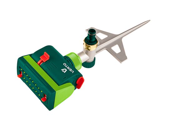 Zraszacz oscylacyjny z wielokierunkową regulacją zasięgu VERTO