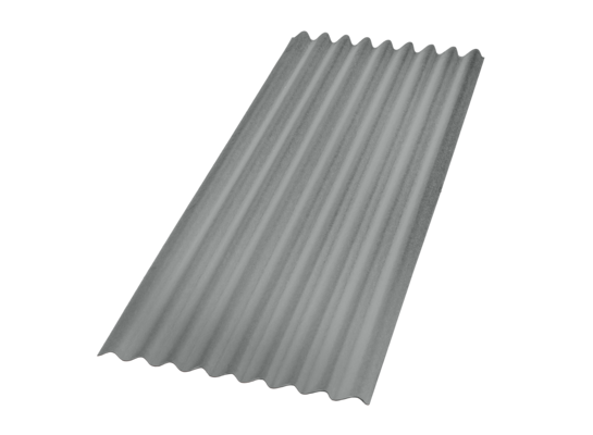 Falista płyta bitumiczna Base szara intensywna 200 x 86 cm Onduline 