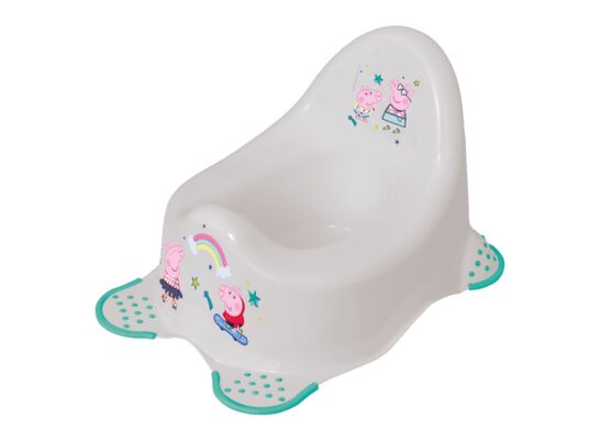 Nocnik z funkcją antypoślizgową peppa jasnoszary adam 38 x 27 x 23,5 cm keeeper