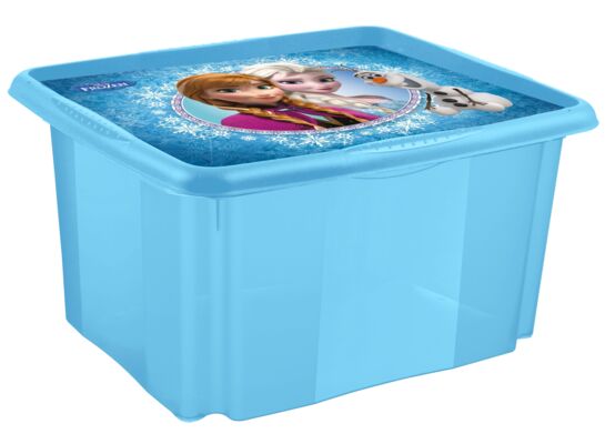 Skrzynka obrotowa frozen 45 l zmrożony niebieski anna 55,5 x 40 x 30 cm keeeper