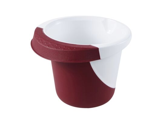 Miska do miksowania z funkcją antypoślizgową 1,5 l czerwony bordo carlotta Ø18 x 14 cm keeeper