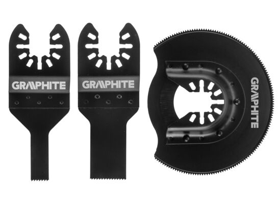 Zestaw brzeszczotów do metalu, 3 sztuki, GRAPHITE