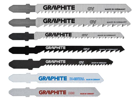 Brzeszczot do wyrzynarki, uchwyt typu T, 10 sztuk, GRAPHITE