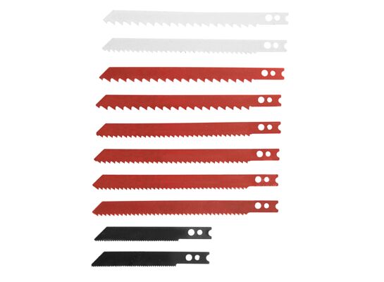 Brzeszczot do wyrzynarki, uchwyt typu U, 10 sztuk, VERTO