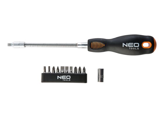 Wkrętak z giętkim grotem, zestaw 12 sztuk, SvCm NEO