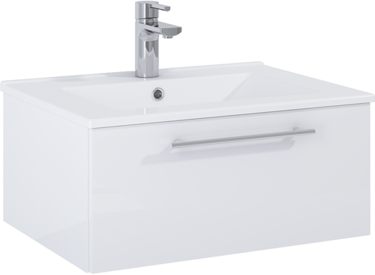 Szafka podumywalkowa Slim 60 1S White HG PDW Elita