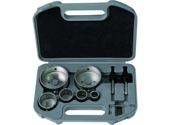 Zestaw wierteł (22,28,35,44,68,73mm+2 piloty)