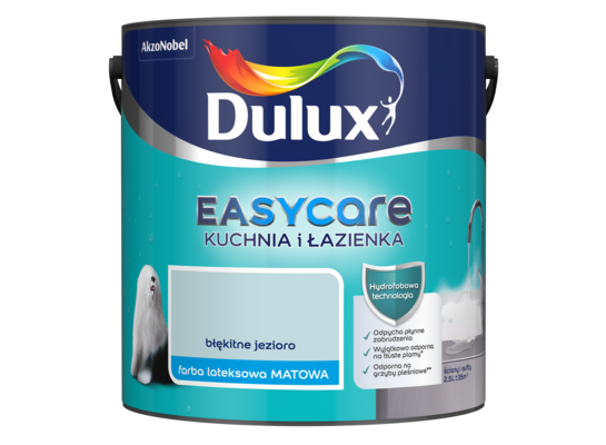 Farba Dulux EasyCare Kuchnia i Łazienka Błękitne Jezioro 2,5 l