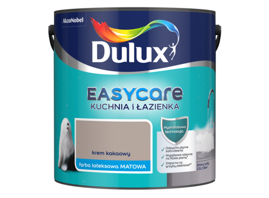 Farba Dulux EasyCare Kuchnia i Łazienka Krem Kakaowy 2,5 l