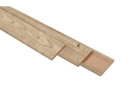 Opaska płaska naturalny 213 x 6 x 0,8 cm MDF