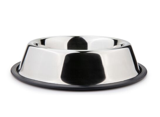 Miska dla psa stalowa 0,2 l na gumie