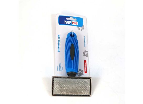 Zgrzebło rozmiar M niebieskie