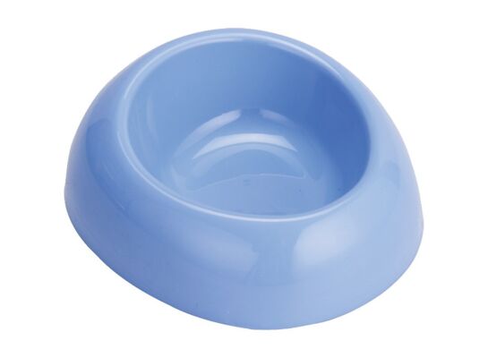 Miska owalna dla psa kota plastikowa 0,8 l niebieska