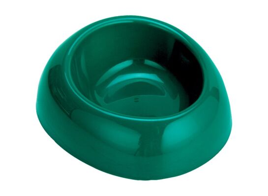Miska owalna dla psa kota plastikowa 0,4 l zielona