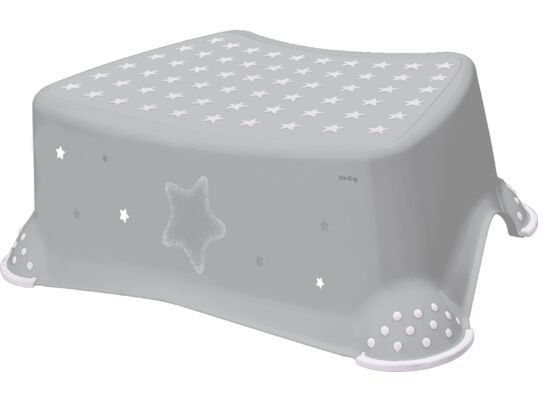 Podest dziecięcy z funkcją antypoślizgową stars tomek kosmiczny szary 40,5 x 28,5 x 14 cm keeeper