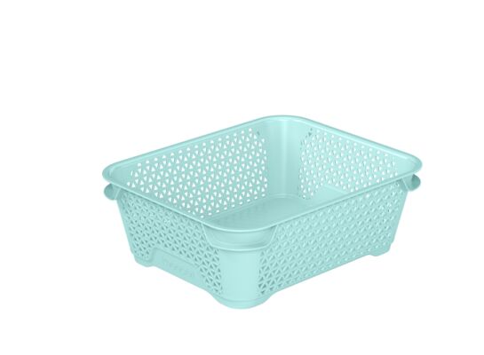 Koszyk A6 seledynowy mirko 20 x 16 x 7 cm keeeper