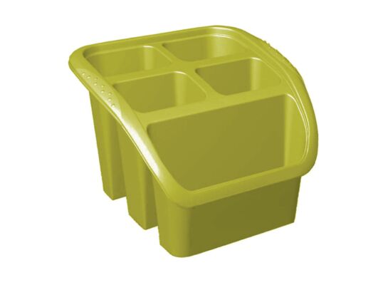 Ociekacz na sztućce kwiat paproci 16 x 16 x 12 cm keeeper