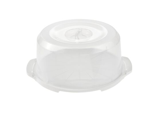 Pojemnik spożywczy tortownica biały Ø37 x 15 cm keeeper