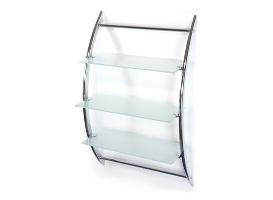 Półka ścienna chrom 43,5 x 23 x 70 cm AWD Interior