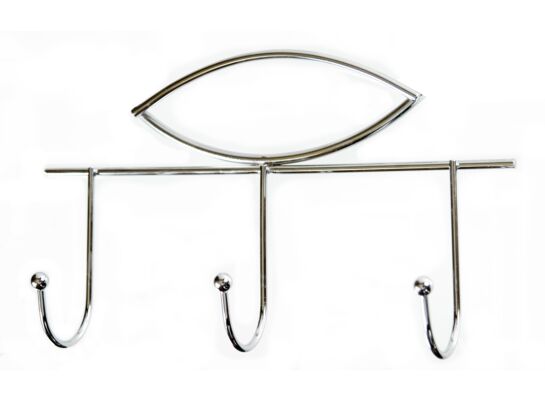 Wieszak ścienny chrom 13 x 9 x 10 cm AWD Interior