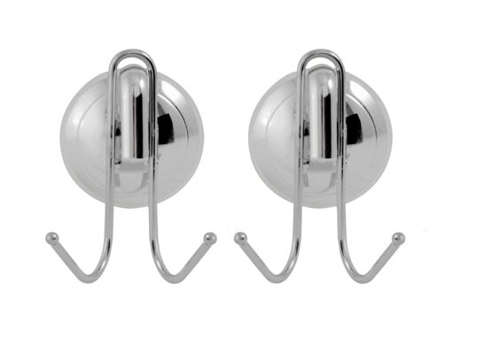 Wieszak ścienny chrom 6,5 x 3,5 x 9,5 cm AWD Interior