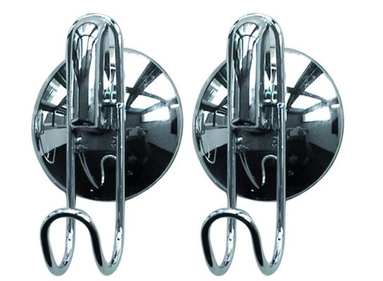 Wieszak ścienny chrom 6,5 x 3,5 x 9,5 cm AWD Interior