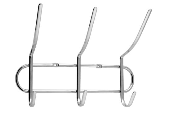 Wieszak ścienny chrom 25 x 10 x 17 cm AWD Interior