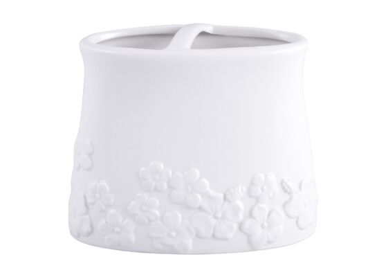 Kubek na szczoteczki KEA biały 11,5 x 6 x 9,5 cm AWD Interior