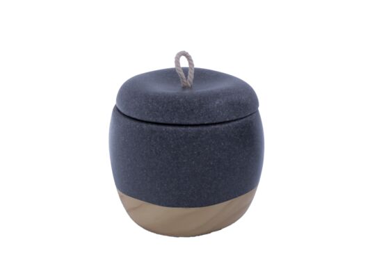 Pojemnik kosmetyczny LAO szary + brąz 7 x 7 x 17 cm AWD Interior