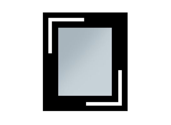 Lustro Arrows 53 x 63 cm RUKE