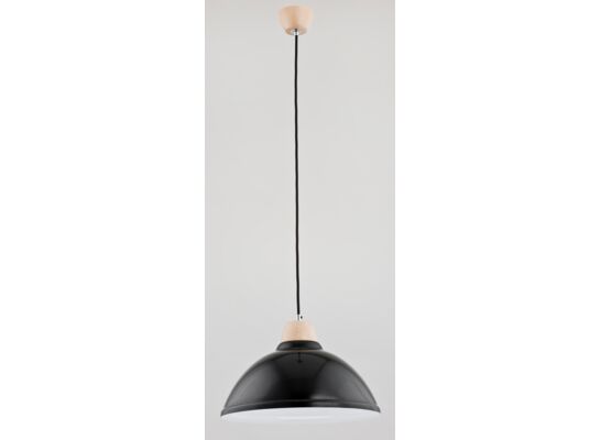 Lampa wisząca 60 W Dyon czarna