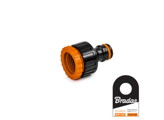 Przyłącze na kran 3/4" / 1/2" BLACK LINE 