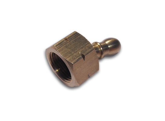 Złącze dwuczęściowe GW 3/8" L / 9-10mm mosiądz