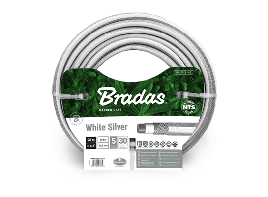 Wąż ogrodowy NTS WHITE SILVER 3/4" - 20 m
