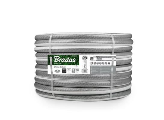 Wąż ogrodowy NTS WHITE SILVER 3/4" - 50 m