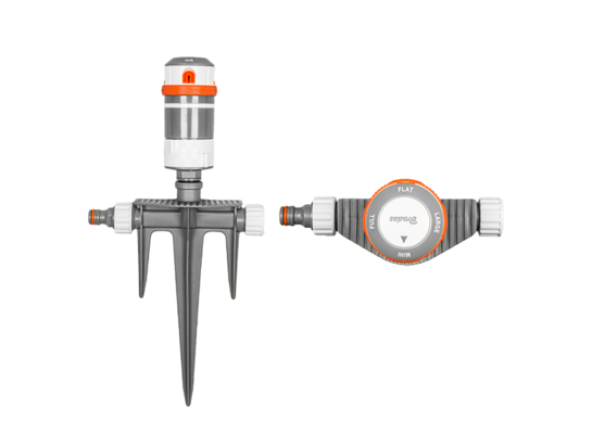 Zraszacz 4-funkcyjny na kolcu trójzębnym WHITE LINE