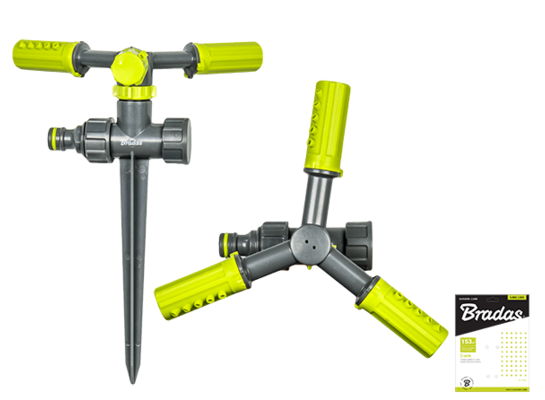 Zraszacz obrotowy 3-ramienny na kolcu LIME LINE 