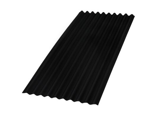 Falista płyta bitumiczna Classic czarna 200 x 95 cm Onduline