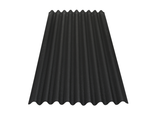 Falista płyta bitumiczna Base czarna 200 x 86 cm Onduline 