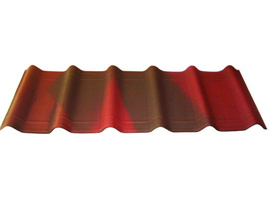 Płyta ONDUVILLA 3D czerwona cieniowana 106 x 40 cm Onduline