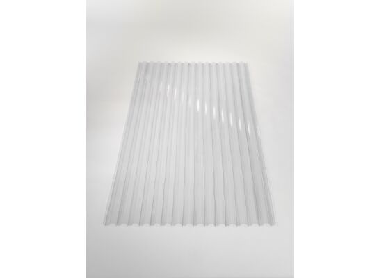 Płyta PCV trapez przezroczysta 0,8 mm 200 x 109 cm Onduline