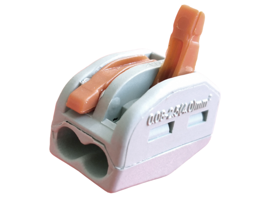 Złączka z dźwigniami 2 x 4,0 mm