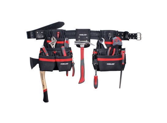 Kieszenie na wzmocnionym pasie monterskim - 21 sztuk, Proline