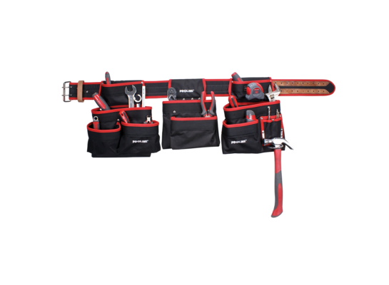 Kieszenie na wzmocnionym pasie monterskim - 16 sztuk, Proline