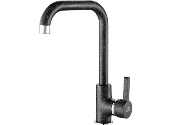 Bateria zlewozmywakowa stojąca z wylewką L LENA BKU 765D czarny Kuchinox