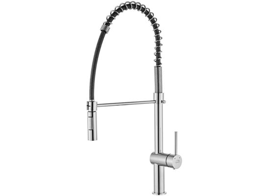 Bateria zlewozmywakowa stojąca sprężyna RHEA BLD 06SD chrom Laveo