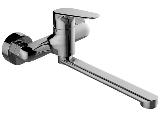 Bateria zlewozmywakowa ścienna RONDO BLX 080D chrom Laveo