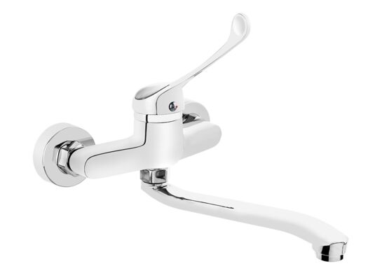 Bateria zlewozmywakowa ścienna medyczna MADERA BQM 08MD chrom Kuchinox