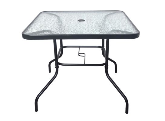 Stół ENDO stalowy kwadrat fala wodna 90 x 90 cm